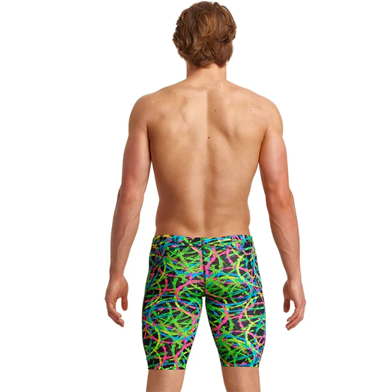Funky Trunks Men's Training Swim Jammers Burnouts-5